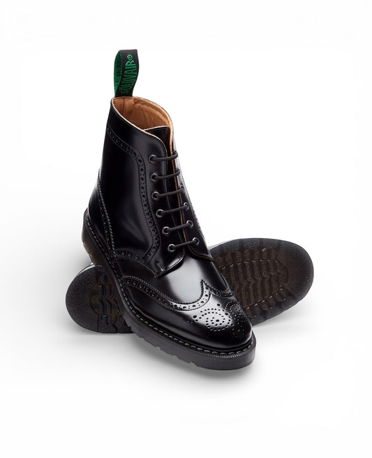 SOLOVAIR S6 019 Brogue Boot black hs