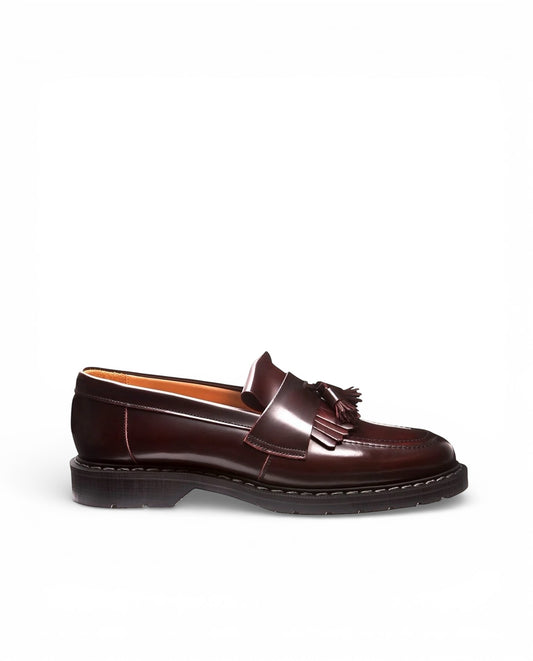 SOLOVAIR S0 1022 Tassel Loafer burgundy rub off hs
